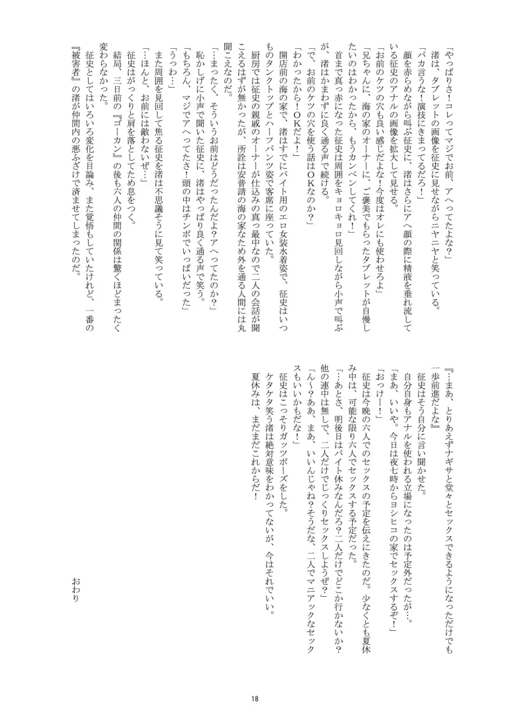 性少年'sの夏休み Page.17