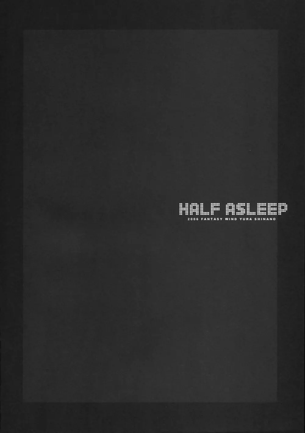 HALF ASLEEP Page.3