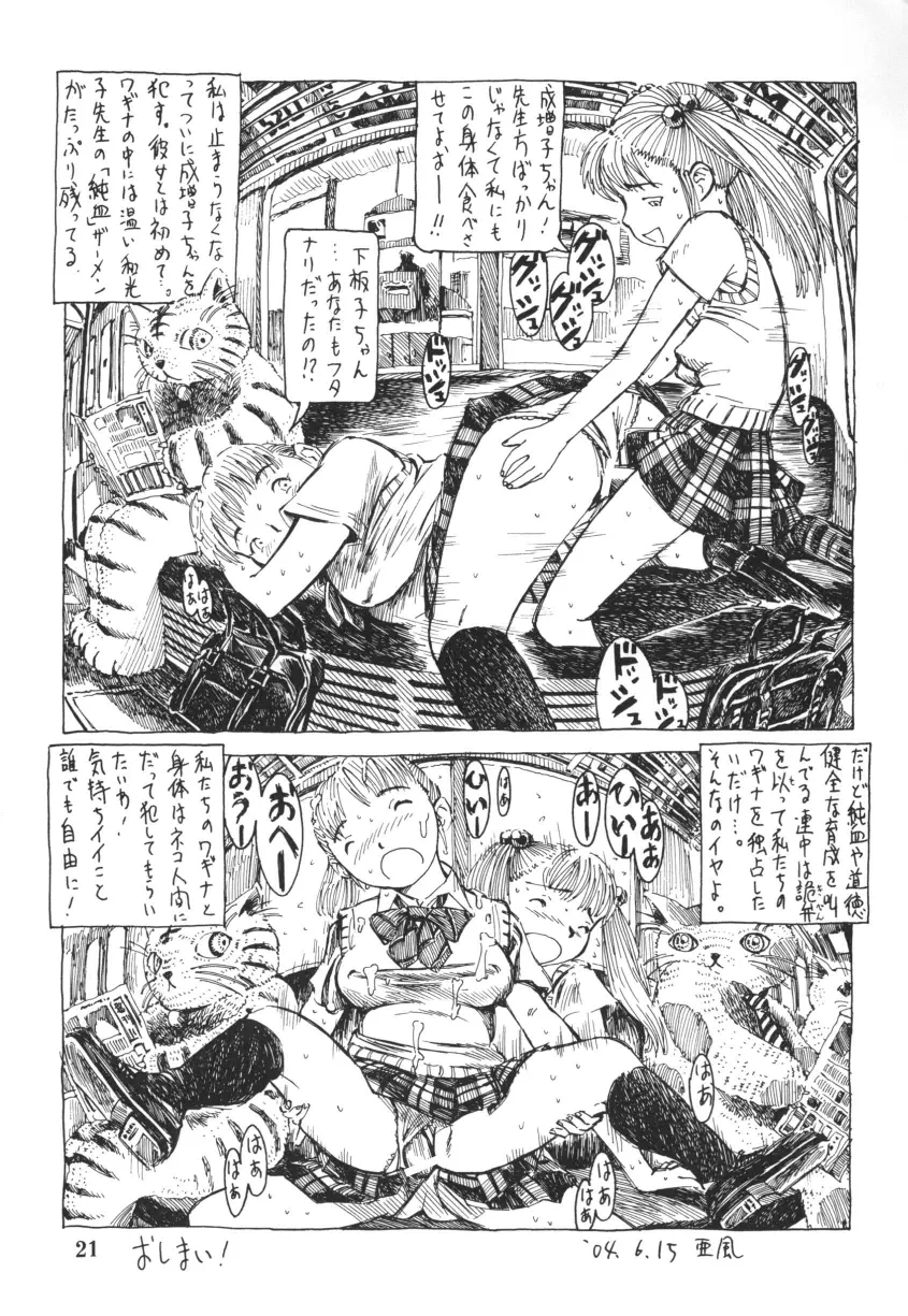 フタナリ姉妹とネコ人間 Vol.3 Page.21