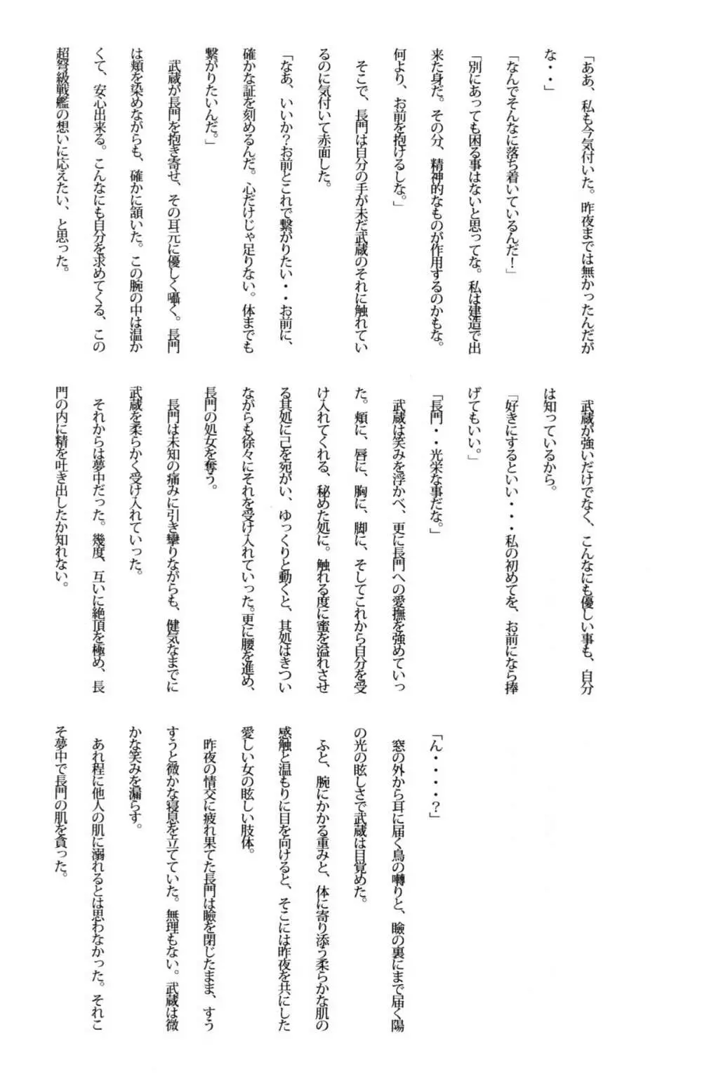 武蔵×長門アンソロジー「ビースト・エモーション」 Page.60