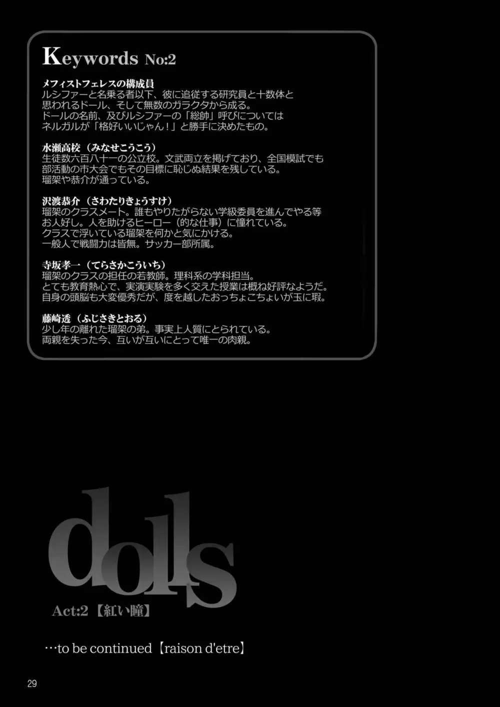 dolls Act.2 【紅い瞳】 Page.28