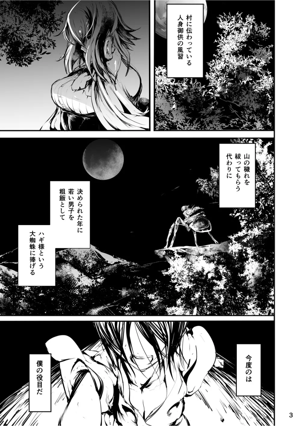 蜘蛛と贄 Page.3